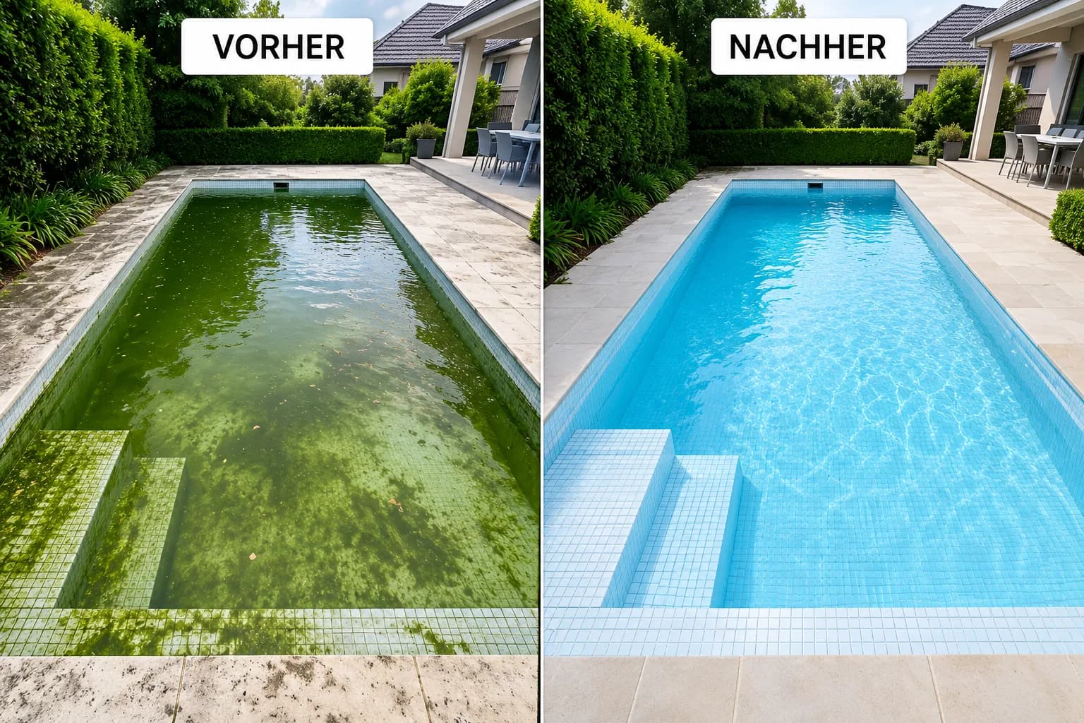 Terrassen- und Poolreinigung